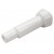 CANOTTO ECCENTRICO MAGGIORATO CON ROSONE D.32/40 X CM 23 BIANCO
