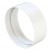 GIUNTO IN ABS D.100 PROFILO TONDO CG100B PER VENTILAZIONE
