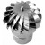 CAPPELLO TURBOSTAR RUOTANTE D.100 AISI316