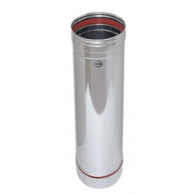 TUBO INOX MONOPARETE H.450 D.130 AISI 316