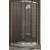 BOX ANGOLO SEMICIRCOLARE WEISS STERN VENERE  CROMO ANG.80/80 4 ANTE  CRISTALLO TRASPARENTE 792.00.80