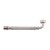 FLESSIBILE ACCIAIO CURVO  M1/2XF3/4 CON DADO