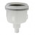 TAPPO CON SCARICO CENTRALE IN PPS PER CONDENSA D.80
