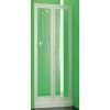 BOX SKIPPER DOMINO PROFILO BIANCO PORTA A SOFFIETTO CM 83-88 CRISTALLO STAMPATO FORTE BS232200501