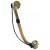 COLONNA DI SCARICO AUTOMATICO VASCA  OTTONE BRONZATO.CON EROGATORE AL T.P