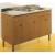 SOTTOLAVELLO 120X50 PER LAVELLO INOX TEAK MOBILDIECI