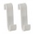 GANCI APPENDIABITO X TERMOARREDO BIANCO (COPPIA 2 PZ)