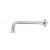 BRACCIO DOCCIA CON ROSONE PIATTO REGOLABILE CM 40