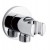 SUPPORTO INCASSO TONDO 1/2 M X1/2M IN OTTONE CON PORTADOCCIA LAT. X ATT.CONICO