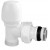 DETENTORE ICMA D\'ARREDO ANGOLO BIANCO 3/8 RAME/MULTISTRATO