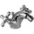 MONOFORO BIDET' VIOLA PAFFONI CERAMICA CANNA FUSA CROMO VLV135CR