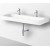 Lavabo simmetrico 'citterio' 2 fori 120 cm GEBERIT