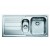 LAVELLO SERIE APPOGGIO 100X50 LLX651 SX LOGICA LINE