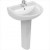 LAVABO QUARZO 55X46 BIANCO DOLOMITE
