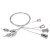 KIT 4 FILI IN ACCIAIO PER PANNELLO A LED