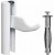 MENSOLA X RAD.ALLUMINIO REGOLABILE SU CARTONGESSO TASSELLO FISCHER HM4X45