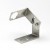STAFFA REGOLABILE DA PARETE INOX D.300
