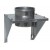 SUPPORTO MURALE PER CANNA FUMARIA MONO PARETE INOX  AISI 304 D.350