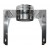 SUPPORTO MURALE PER CANNA FUMARIA MONO PARETE INOX  AISI 304 D.300