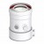 ATTACCO DRITTO VERTICALE COASSIALE 60/100 CON PRESA FUMI JUNKERS PER CONDENSAZIONE  7.719.003.381