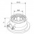 ATTACCO DRITTO VERTICALE COASSIALE 60/100 CON PRESA FUMI JUNKERS PER CONDENSAZIONE  7.719.003.381