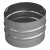 MANICOTTO  PER CANNA FUMARIA D.100 MM INOX AISI316