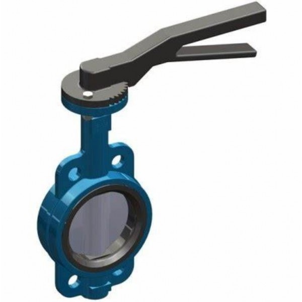 VALVOLA A FARFALLA WAFER DN 250  LATIS ART. D104 (CORPO IN GHISA GG25 E LENTE IN GHISA)