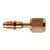 RACCORDO GIR.FEM.5/16 SX  X 1/4 M DRITTO X BOMB. R22