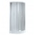 BOX SEMICIRCOLARE FLEX 77,5/80  E  BIANCO PANNELLI ACRILICO