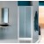 BOX  PORTA A SALOON  BIANCO OPACO 86/94 CRISTALLO SATINATO  SAMO B6435 L91AS