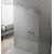 BOX PARETE FISSA FLORITE  PROFILO CROMO  CM 66/68 CRISTALLO TRAPARENTE H.195