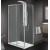 BOX PORTA SCORREVOLE LINEA 2000 SERIE FLEX  TELAIO  CROMO 165/170  CRISTALLO TRAPARENTE MM. 6 TRATTAMENTO ANTIGOCCIA DI SERIE  H