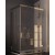 BOX PARETE SCORREVOLE UN LATO DI DUE SERIE URBAN ESSENCE  86,5/89 CROMO CRISTALLO TRASPARENTE' MM. 6 FORTE