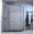 BOX PORTA SCORREVOLE A DUE ANTE GIAVA TONGA  PROFILO CROMO CM.97-102  CRISTALLO TRASPARENTE MM.6  H.190 ENTRATA CM.40
