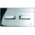 PLACCA COMANDO LINE QUADRA CROMO cod.1415LQ/CR