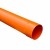 TUBO PVC D.250 MT.2 (Al pezzo)  PER FOGNTURA ARANCIO