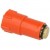 TAPPO DI MONT.IMPIAN.CON FILETTO IN OTTONE 1/2X20 PP-R ROSSO