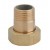 CODOLO DIRITTO OTTONE GIALLO  CON DADO 1/2M X 3/4 F