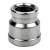 MANICOTTO F/F 3/8 OTTONE CROMATO