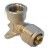 GOMITO CON FLANGIA FEMM.1/2X16  MULT. A PRESSARE BASSO APL