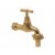 RUBINETTO SFERA C/PG. C/LEVA 1/2 OTTONE GIALLO