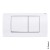 PLACCA DOPPIO TASTO RETTANGOLARE PER VECCHIO TIPO  TWINLINE Bianco-Cromo-Bianco GEBERIT  NEW ART.115.899.KJ.1