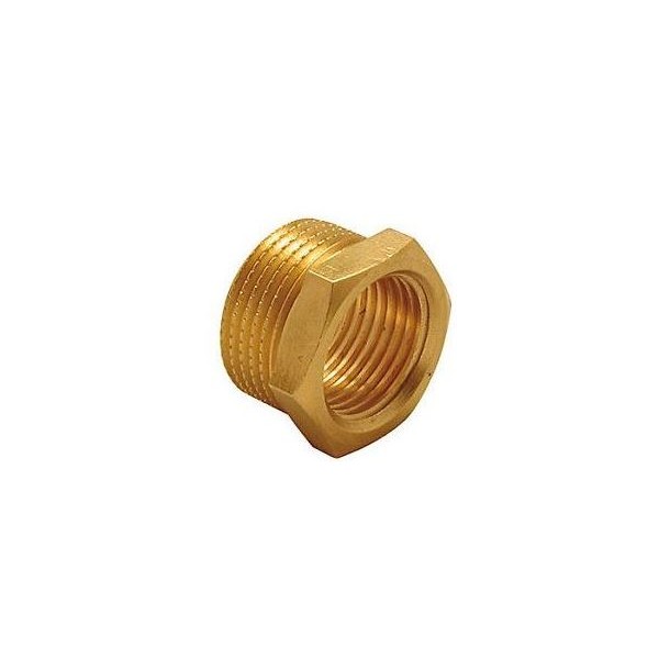 RIDUZIONE ESAGONALE 1X3/4OTTONE GIALLO