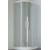 BOX CIRCOLARE   BE.COLORS 74,5 / 78  PROFILO  BIANCO CRISTALLO TRASPARENTE\' MM. 6 FORTE FUORI MISURA BBCOR51