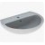 BASE PER LAVABO INTEGRALE DOPPIO PER KORA CM.59,5X 46  VASCE NORMALI  CERAMICA BIANCO