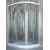 BOX CIRCOLARE ASIMMETRICO  EVO 68/70 - 88/90 BIANCO CRISTALLO TRASPARENTE\' MM. 6 FORTE BEVOR32