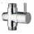 DEVIATORE A 3 VIE DA 1/2 ESTERNO PER DOCCIA M 1/2 X M 1/2  X F 1/2 LUSSO