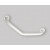 MANIGLIONE ANGOLARE 45° BIANCO 50 cm