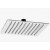 SOFFIONE RETTANGOLARE  BLANC 340x220mm codice ZSOF 102