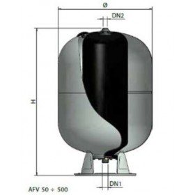 AUTOCLAVI VERTICALE  A MEMBRANA INTERCAMBIABILE 500 LT AFV500  ELBI